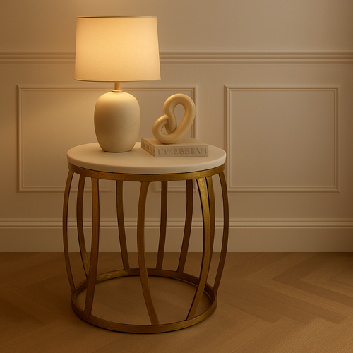 Aqua Wave Side Table