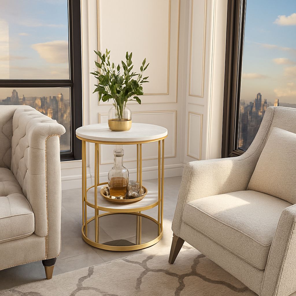Dual Tier Side Table