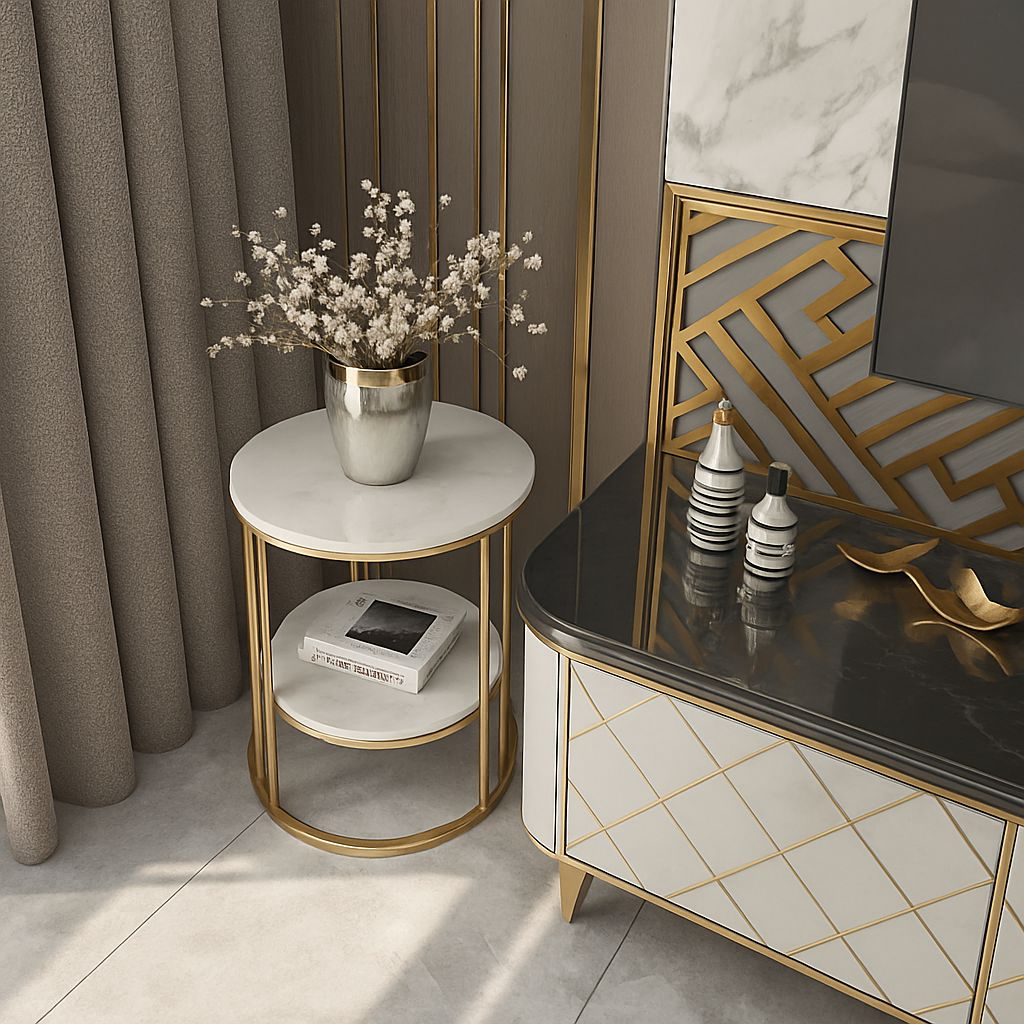 Dual Tier Side Table