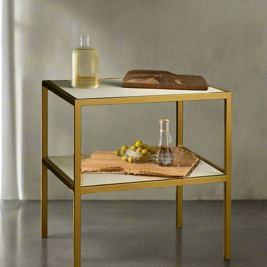 Dual Deck Side Table